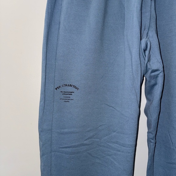 Women's Blue Jogger Pants - Picture 3 of 5